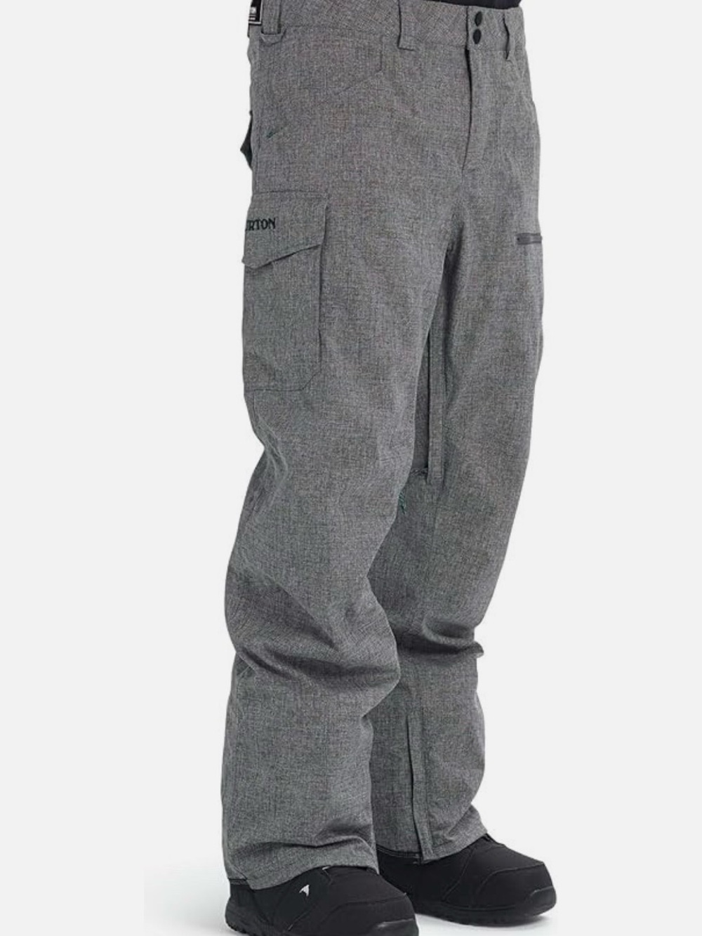 Burton Gray Men's Covert insulated Snow Pants Sz L like new